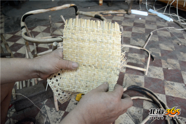 正宗手工编织藤椅,真藤编织藤椅教程