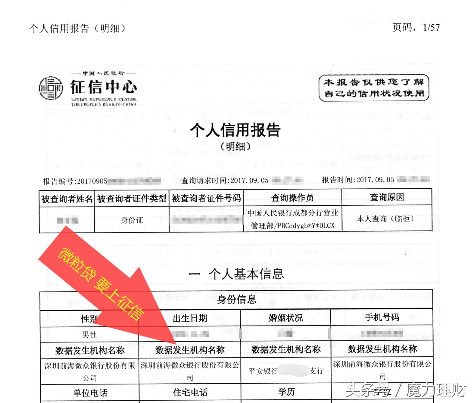 微粒贷查看额度对征信有影响吗,微粒贷关闭后还能上征信吗