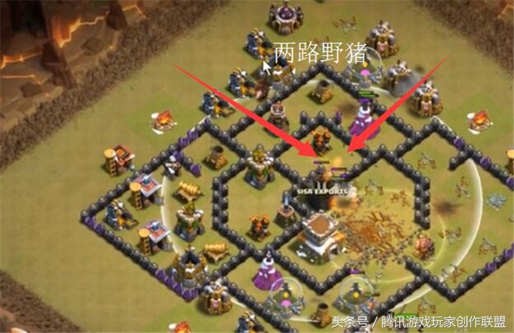 八本野猪加皮卡流怎么玩,部落冲突八本野猪进攻