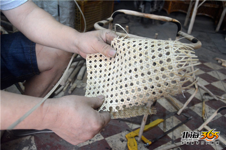 正宗手工编织藤椅,真藤编织藤椅教程