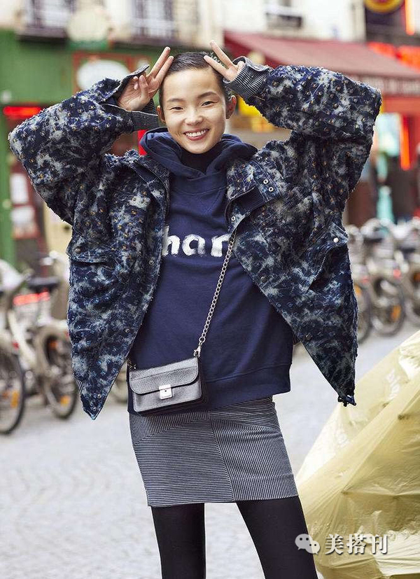 雎晓雯外国,雎晓雯内地女模特