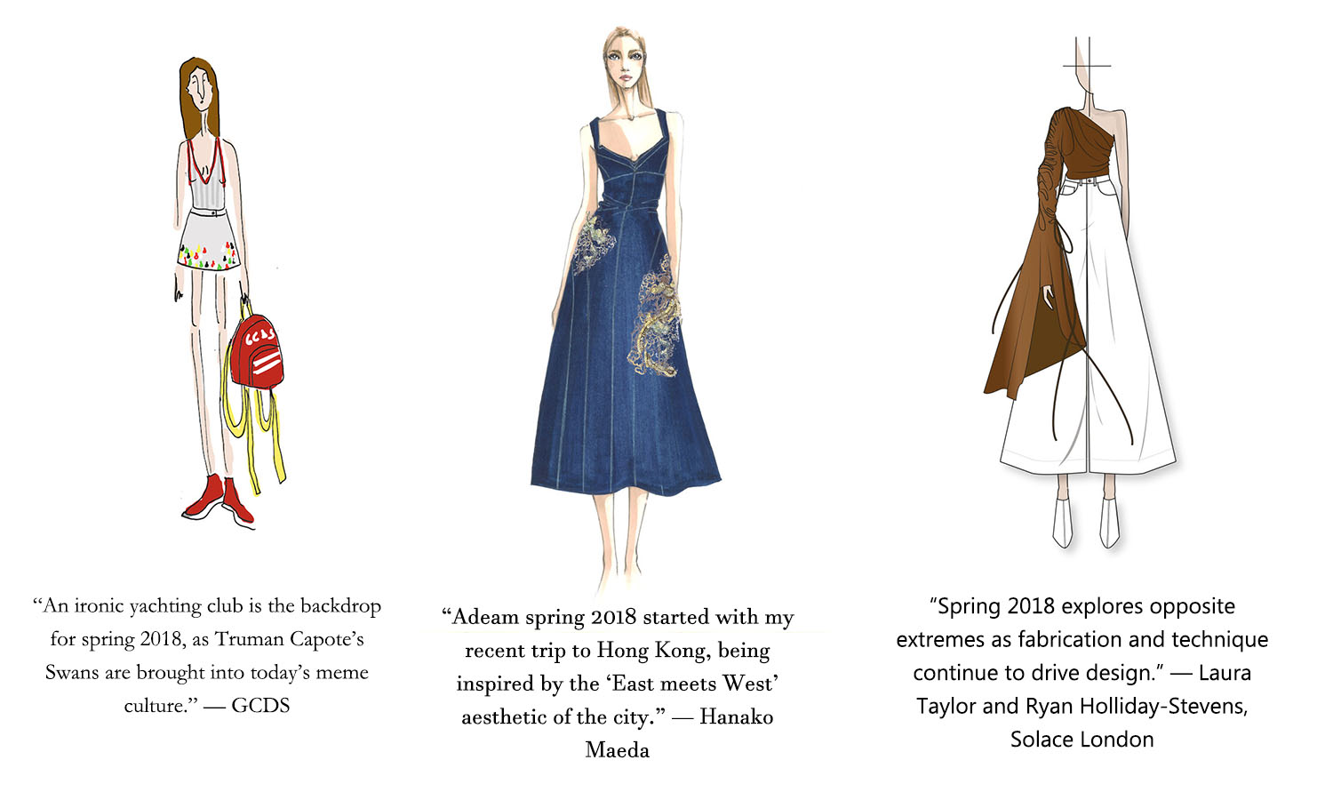 时装周最好的设计感,2017伦敦春夏时装周设计理念