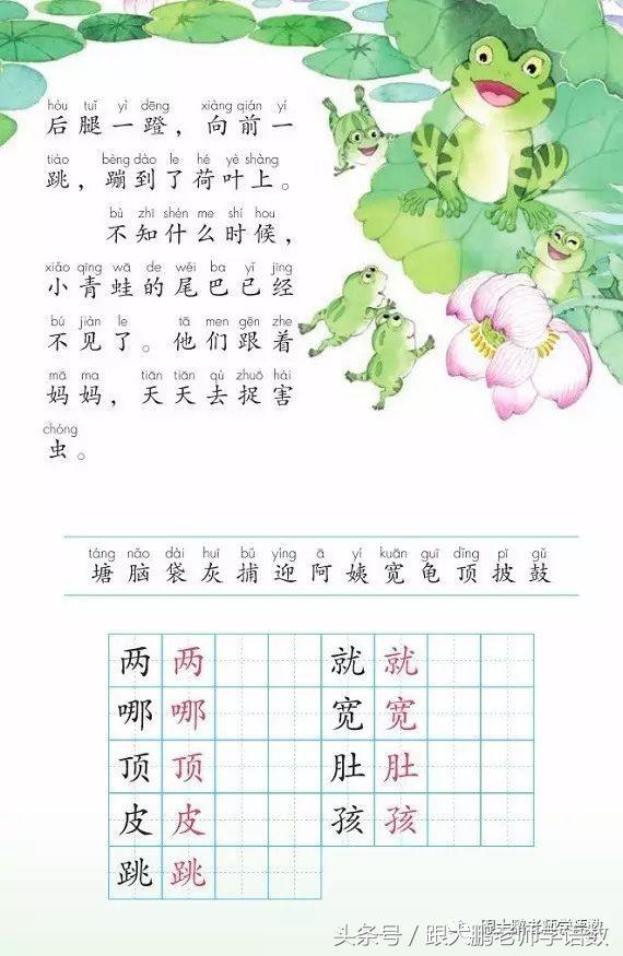 小蝌蚪找妈妈故事音频,部编二年级小蝌蚪找妈妈课文