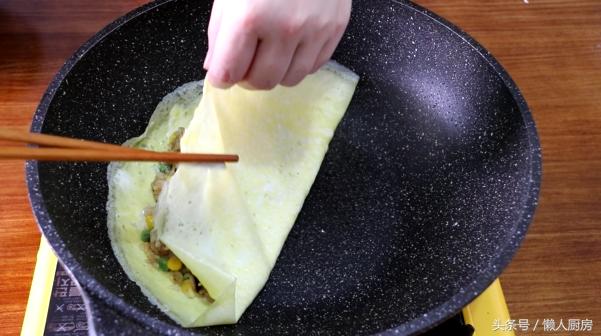 自制蛋包饭一人吃一个管饱,自制蛋包饭100%告捷