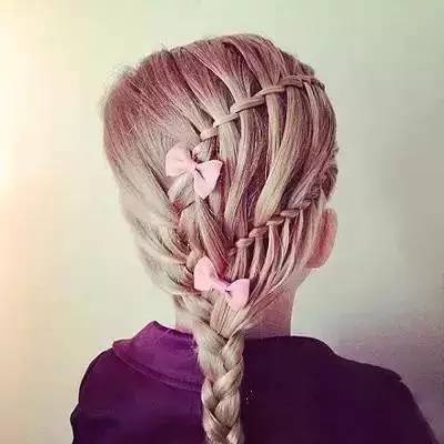 宝妈儿童编发之个性马尾辫编法,超级简单的儿童编发