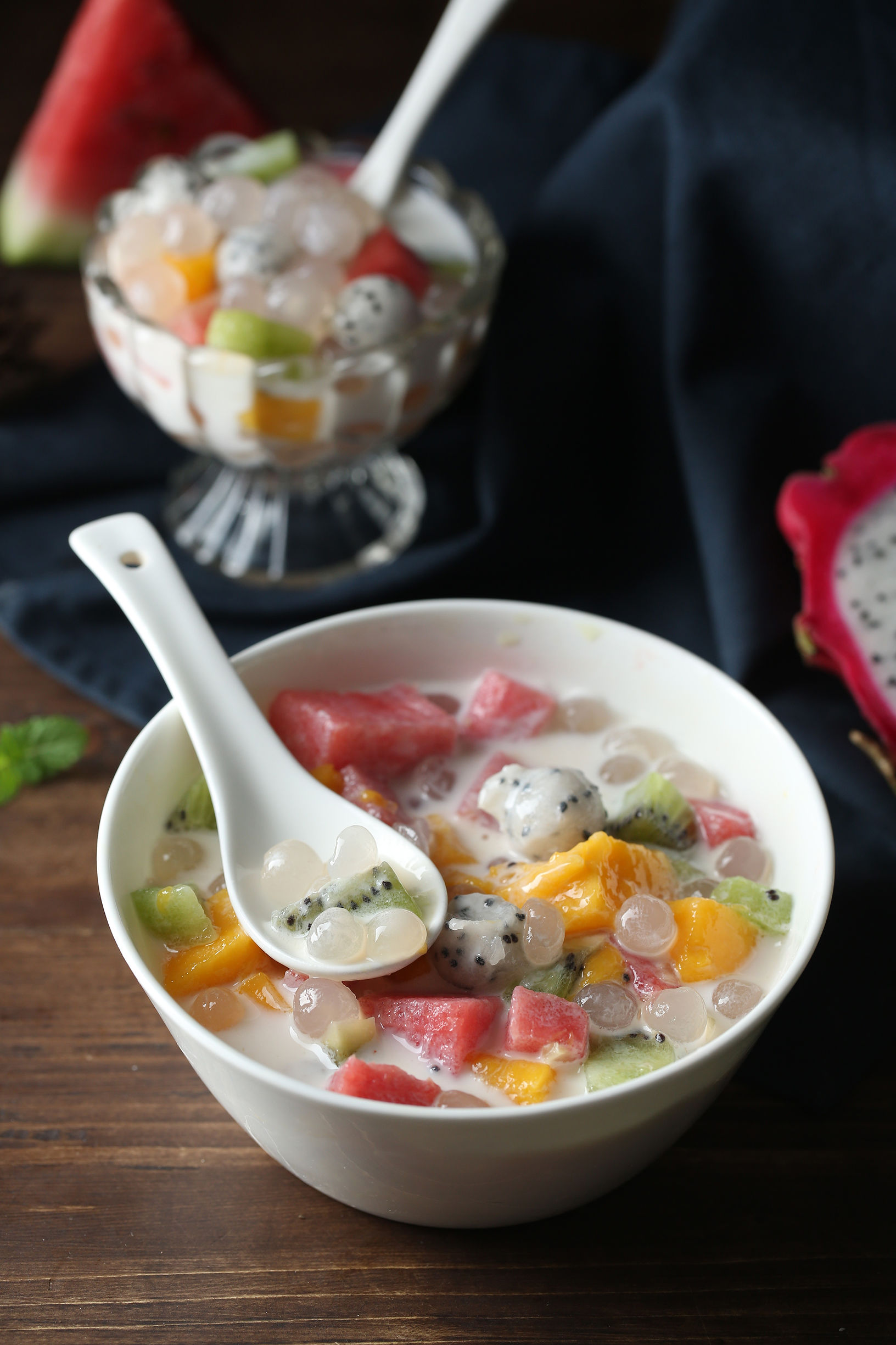 水果西米捞做法,新手甜品教程