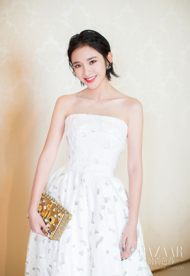 唐艺昕有刘海的短发,唐艺昕短发造型get