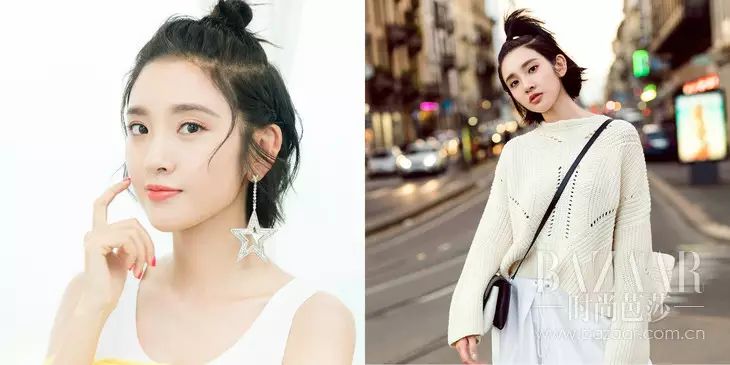 唐艺昕有刘海的短发,唐艺昕短发造型get