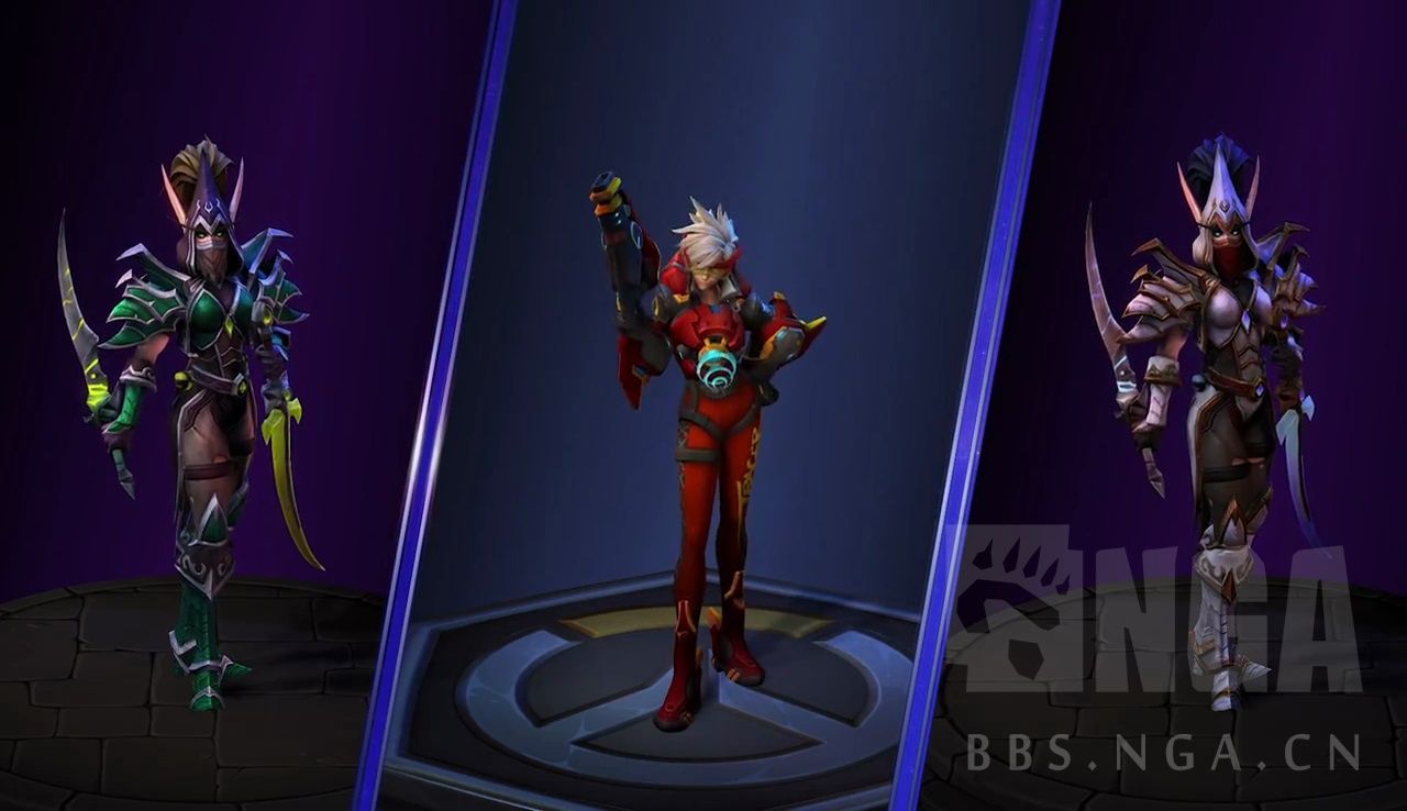 风暴英雄7月新英雄,风暴英雄死亡之翼全皮肤预览图片