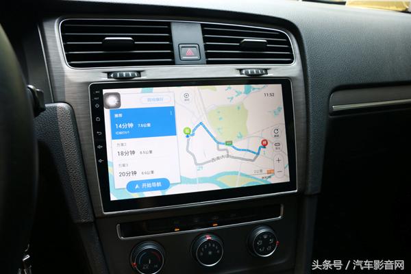 高尔夫7中控大屏改装推荐,高尔夫7升级新款仪表