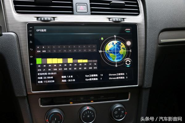 高尔夫7中控大屏改装推荐,高尔夫7升级新款仪表
