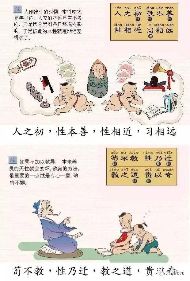 幼儿国学三字经完全版,国学启蒙经典：三字经
