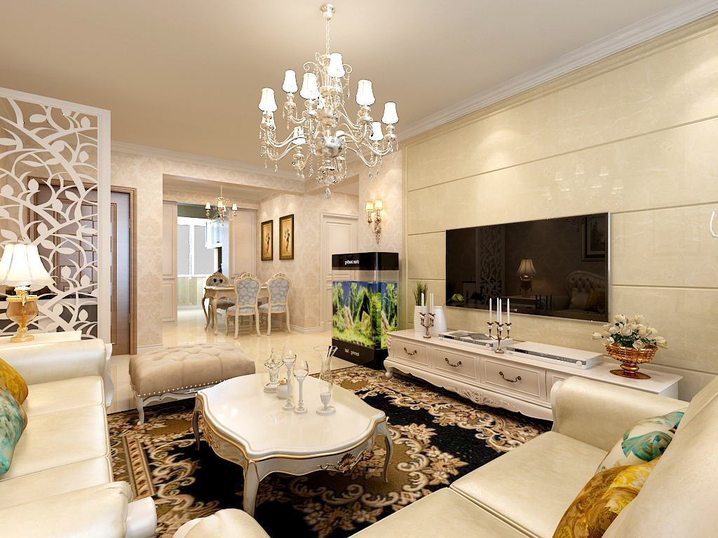 西江苑别墅装修效果图,西江苑别墅装修介绍