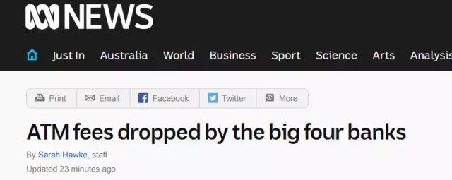 澳洲银行atm取钱无手续费,澳洲atm取现免手续费
