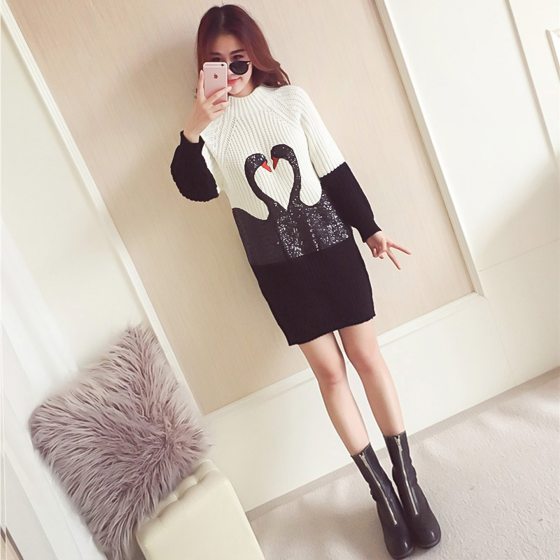 韩版修身连衣裙,秋季时尚连衣裙女韩版显瘦