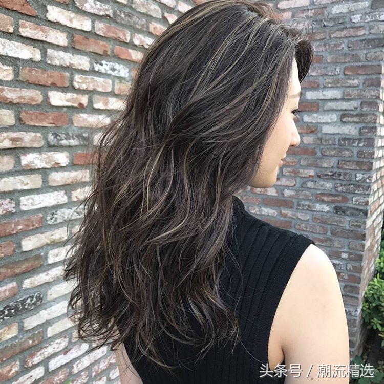 灰色调色教程美发,深铅笔灰色头发配方