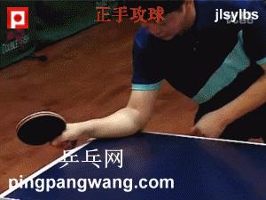 乒乓球横板正手攻球教学,乒乓球横板正手攻球基本功