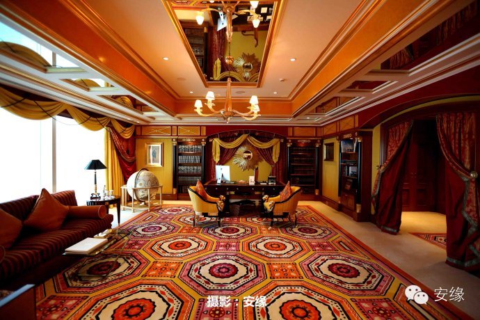 迪拜帆船酒店总统套房体验,一万一晚的迪拜帆船酒店