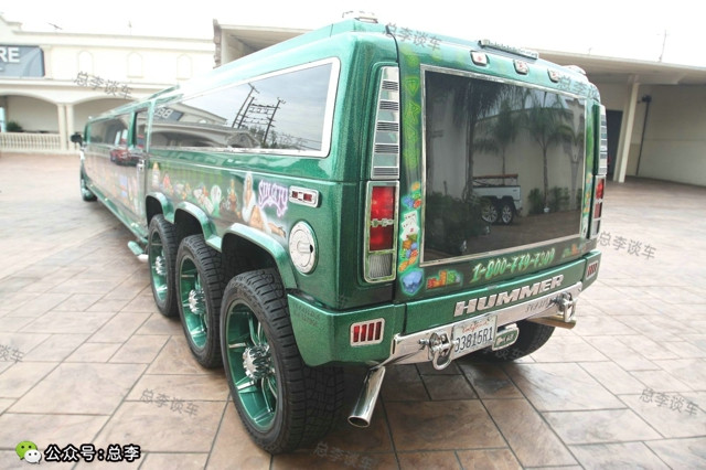 绝版超长悍马，太霸气，看内饰还以为是KTV呢，流动的豪华*场赌**