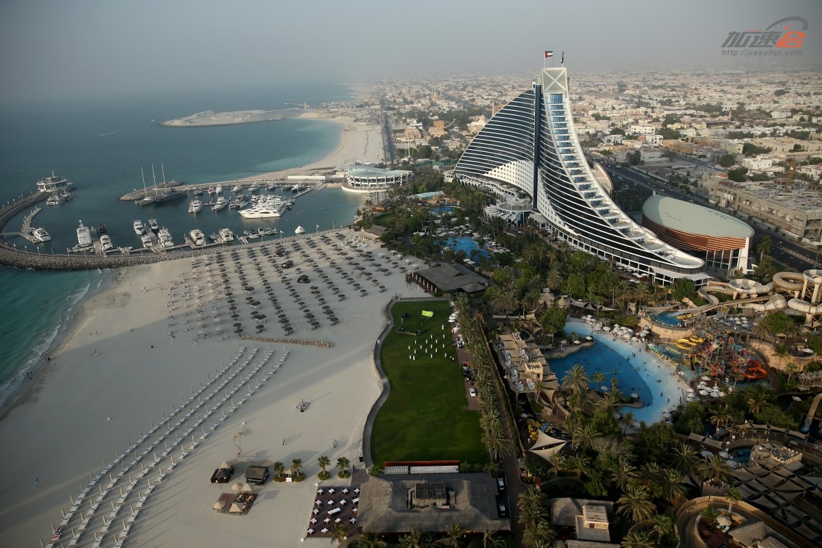 迪拜空中城市全景图,最壮观的迪拜图片