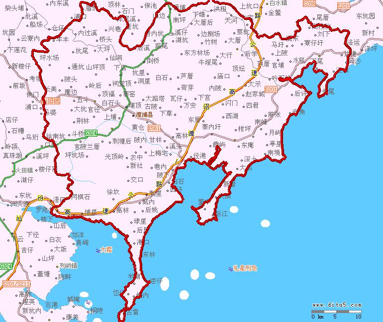 福建省漳州市漳浦县辖村,福建省漳浦县介绍