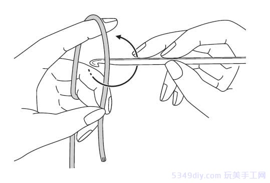 钩帽子的短针和长针的钩法,两个短针一个长针怎样加针