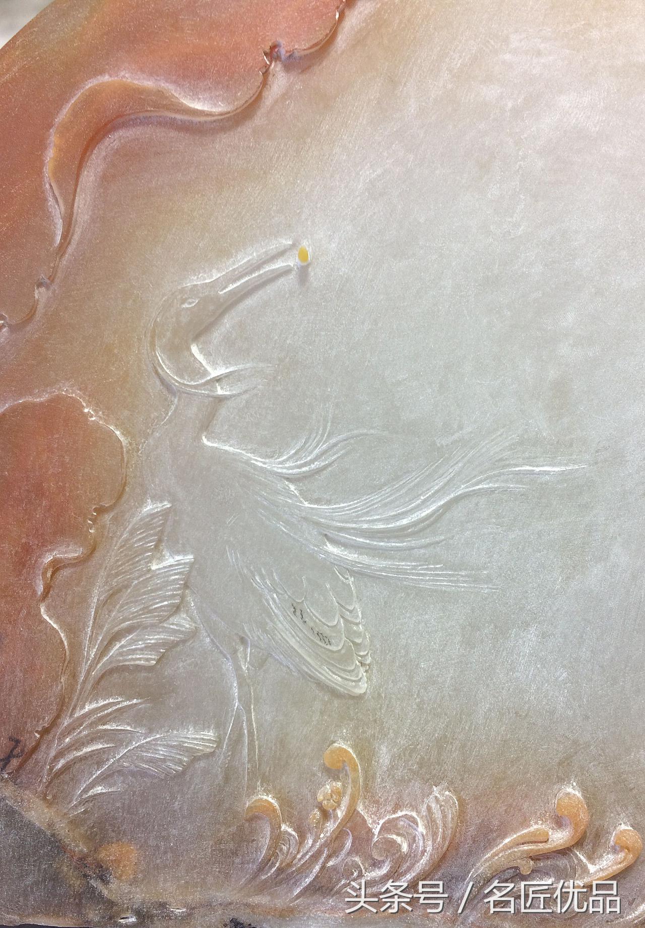 玉雕发丝雕刻过程图片欣赏,玉雕大师郑德雄黄龙玉最新作品