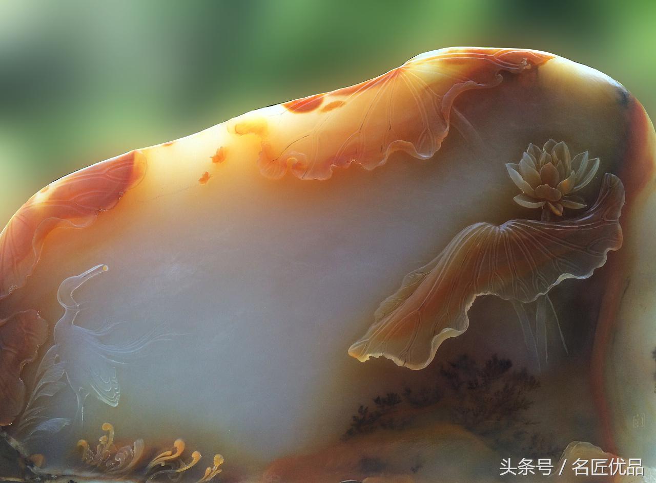 玉雕发丝雕刻过程图片欣赏,玉雕大师郑德雄黄龙玉最新作品