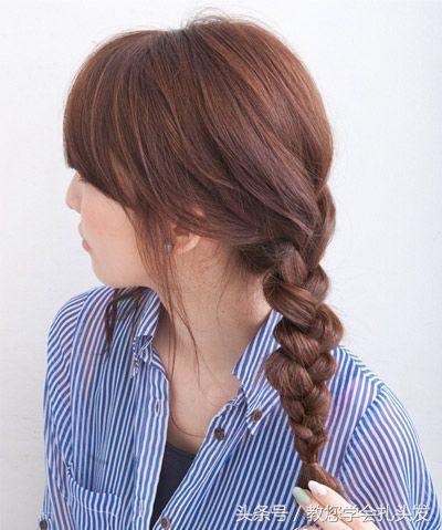 齐刘海发型怎么扎丸子头,扎丸子头合适的刘海发型