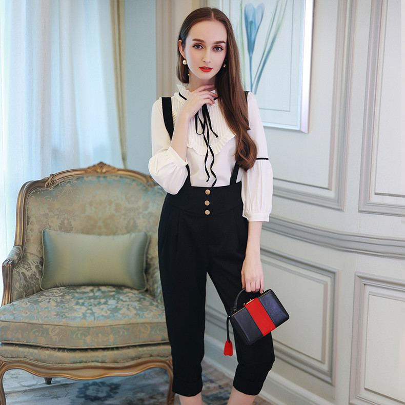 潮流荷叶边衬衫,荷叶边潮流衬衫