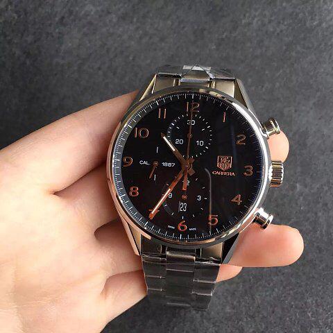 速度与激情杰森斯坦森手表,泰格豪雅卡莱拉1860机械表