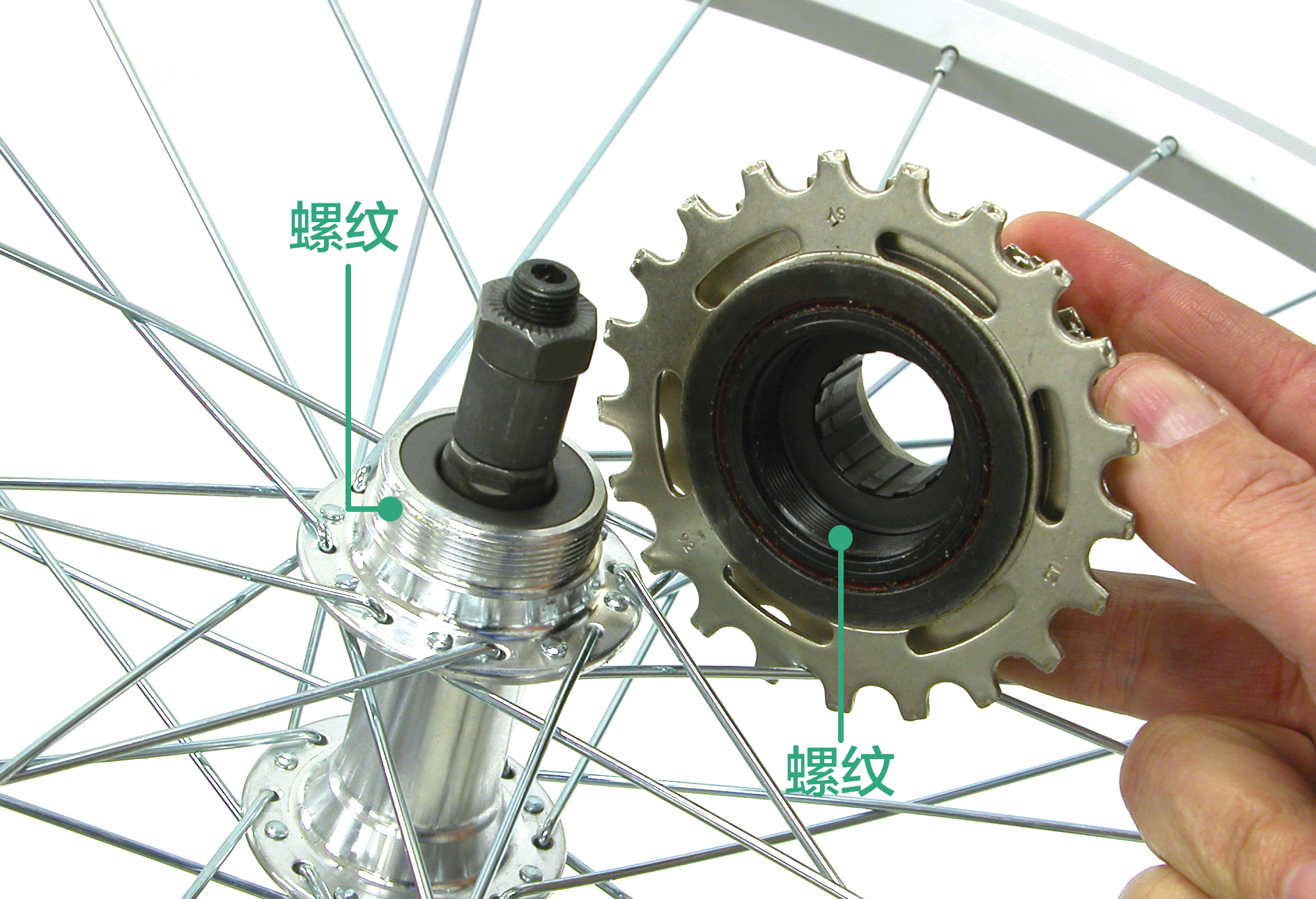 怎么判断自行车旋飞还是卡飞,山地自行车旋飞换成卡飞