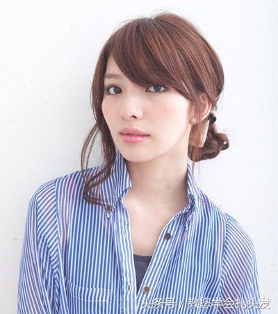 齐刘海发型怎么扎丸子头,扎丸子头合适的刘海发型