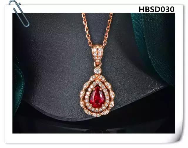 老凤祥红宝石吊坠款式,蓝宝石吊坠经典款式