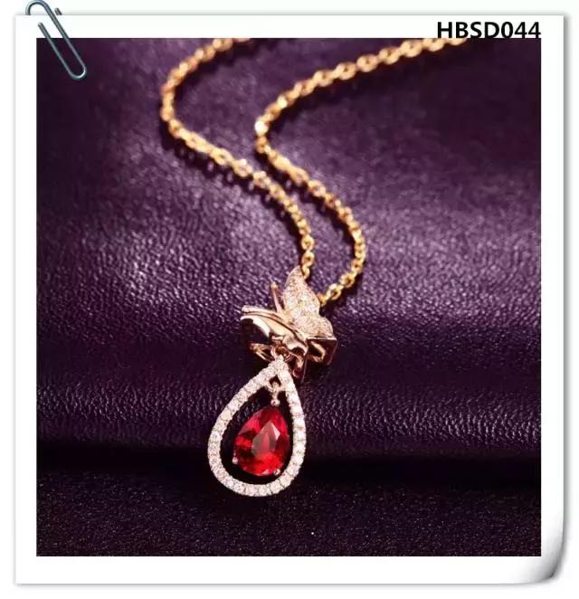 老凤祥红宝石吊坠款式,蓝宝石吊坠经典款式
