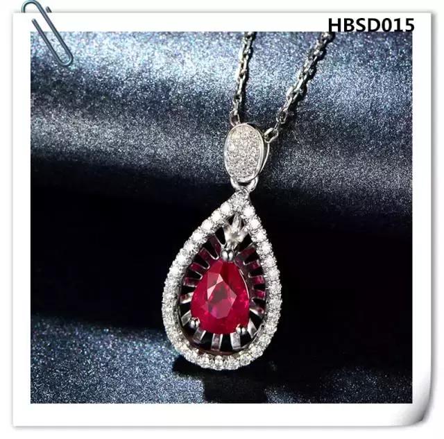 老凤祥红宝石吊坠款式,蓝宝石吊坠经典款式