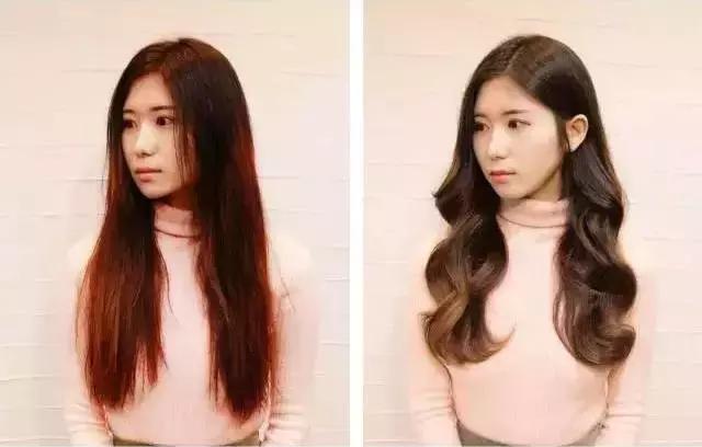 显脸小有层次感的中长发,中长发什么造型显小