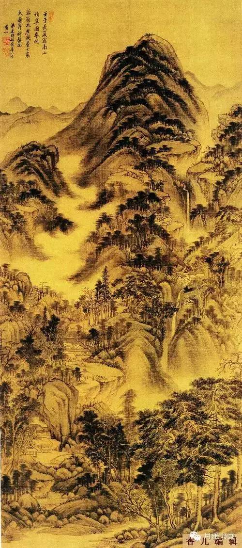 清代龚贤山水画高清大图,清代山水画名家作品欣赏