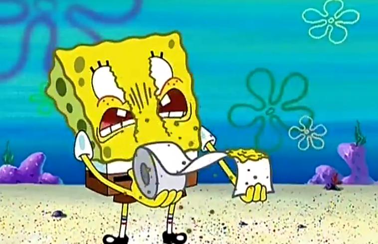 海绵宝宝哄小朋友不哭,海绵宝宝哄小朋友开心