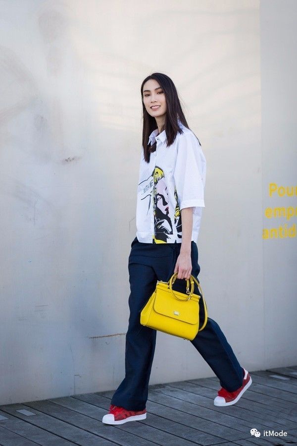 阔腿裤平底鞋,平底鞋阔腿裤搭配图片