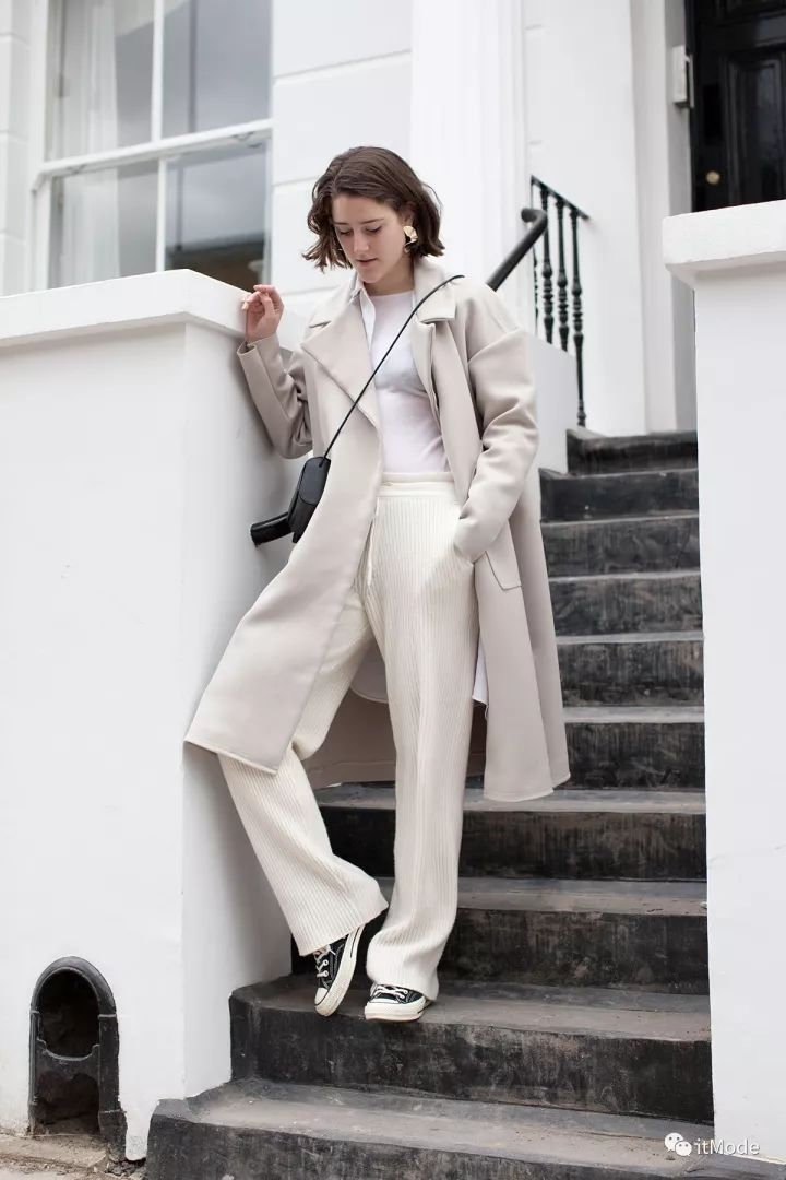 阔腿裤平底鞋,平底鞋阔腿裤搭配图片