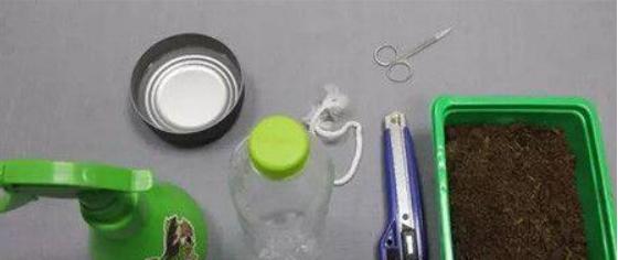 懒人自动吸水瓶养花,塑料瓶懒人花盆自动吸水