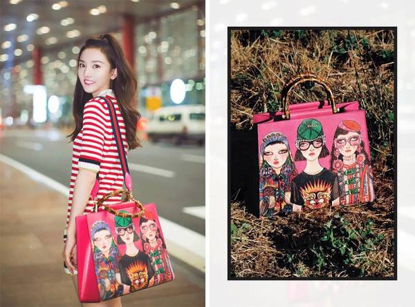 gucci日系插画,gucci限量版插画