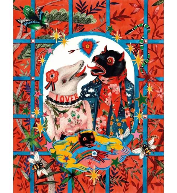 gucci日系插画,gucci限量版插画