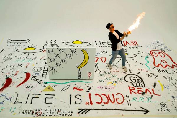 gucci日系插画,gucci限量版插画