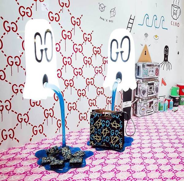 gucci日系插画,gucci限量版插画