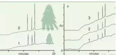 色谱图峰向下是什么原因,气相色谱出峰异常及原因