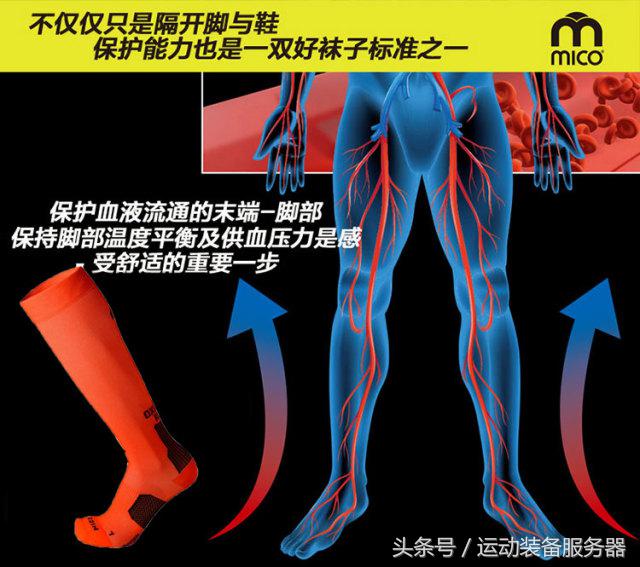 首发：跑友群测——意大利MICO专业压缩小腿袜
