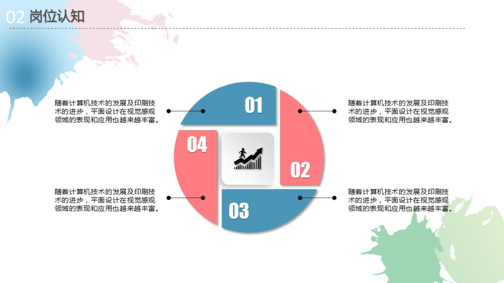 绿色羽毛小清新个人简历ppt模板,个人简历ppt素材图片大全