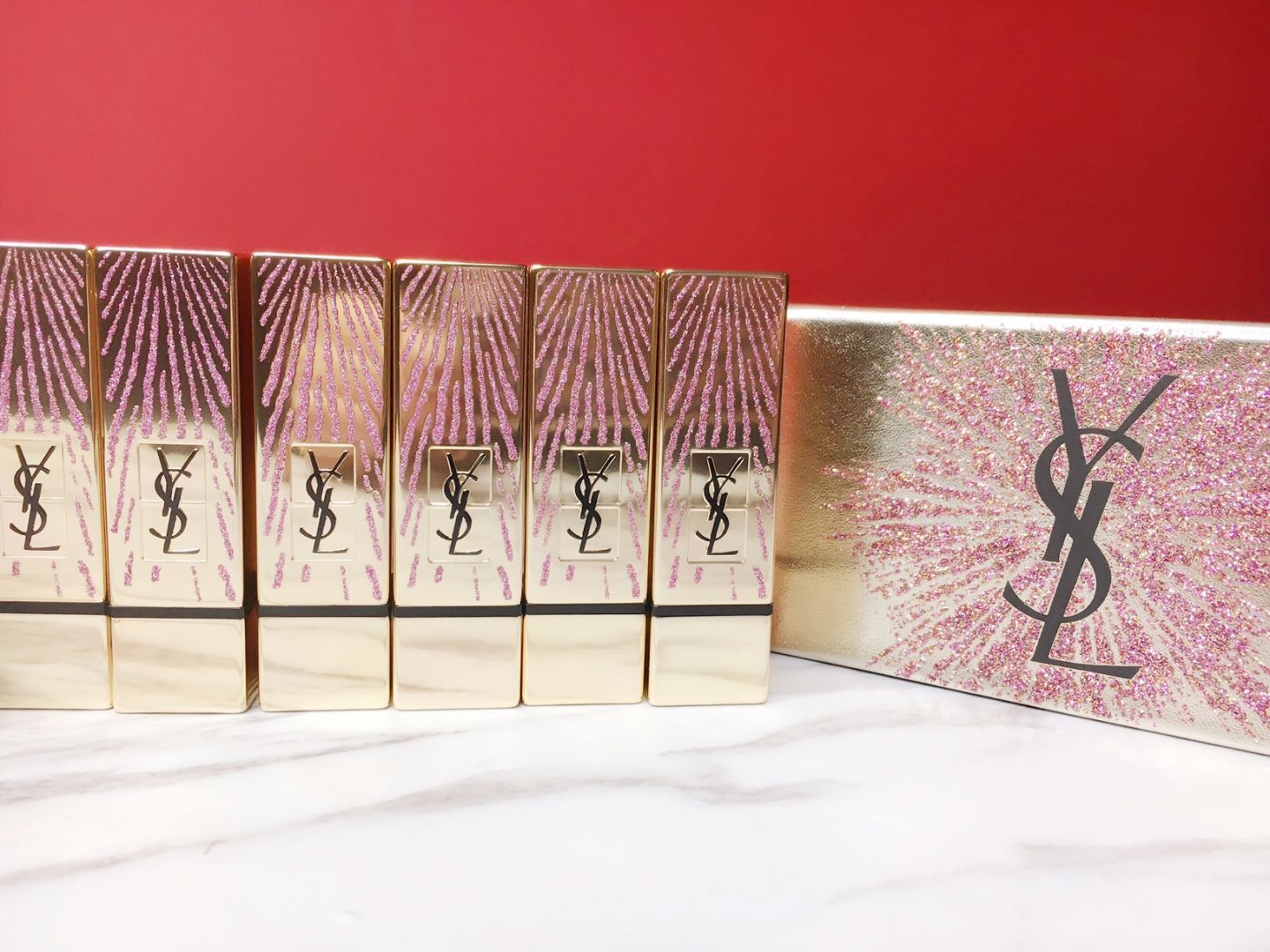 ysl限量彩盘,ysl圣诞限定口红唇釉套装